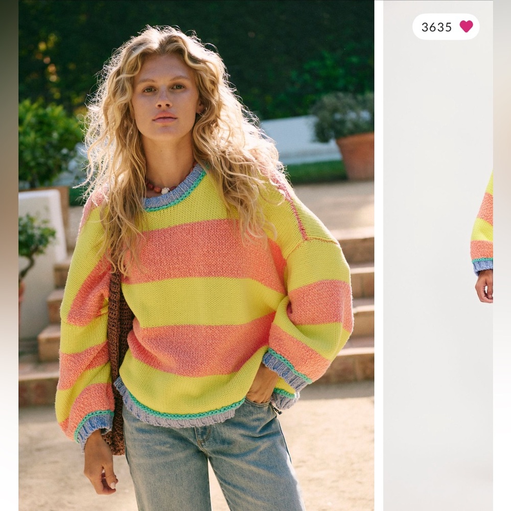 Free People beach ball chic pullover